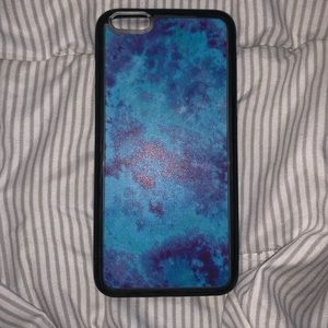 Blue tie dye IPhone 6 Plus case